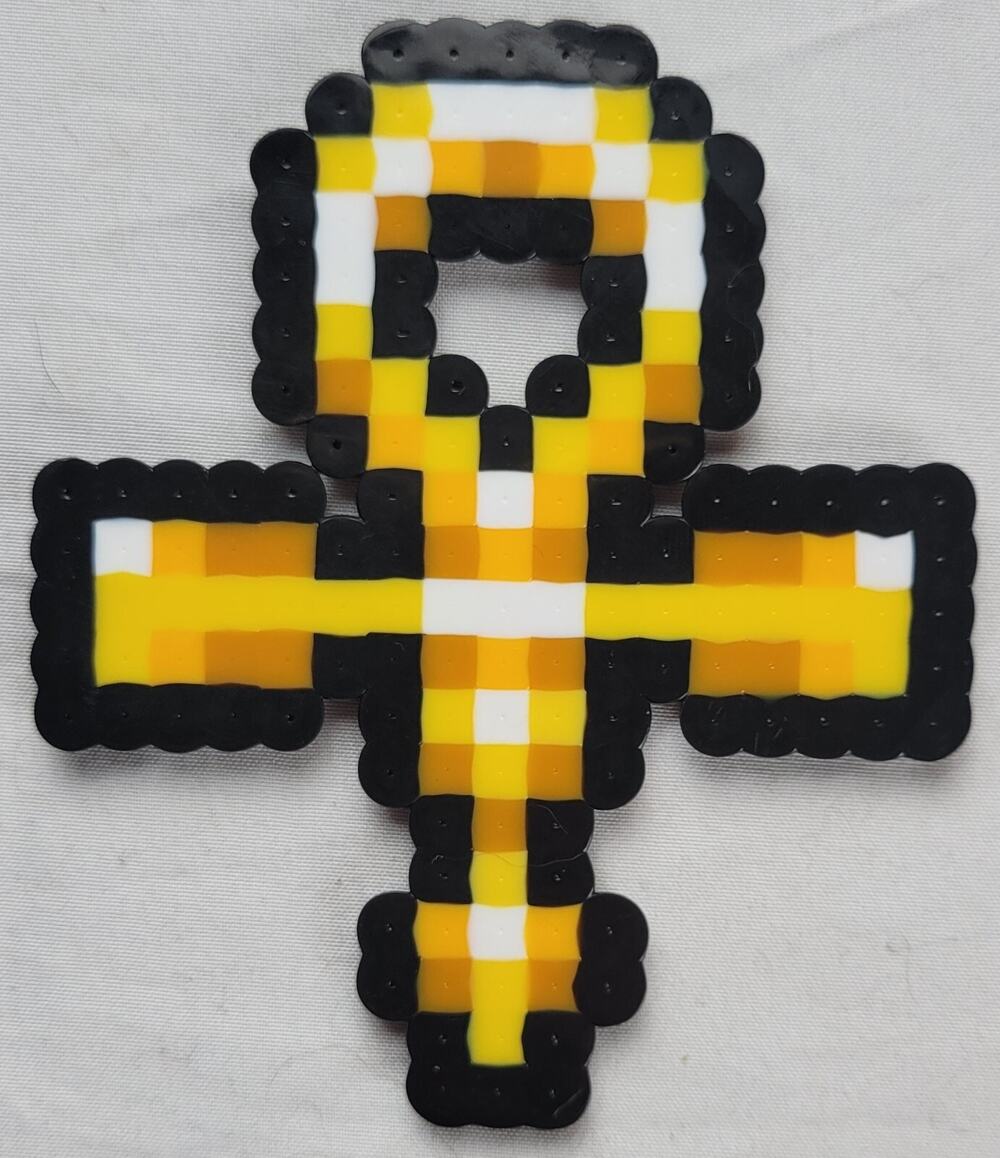 Millennium Key Yu-Gi-Oh Perler Bead Pixel Art
